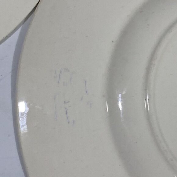 Antique Wedgwood Conway Patrician Dinner Plates set of (4) Embossed Relief 9.25 - Picture 13 of 15